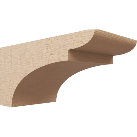 Ekena Millwork 11"W x 22"D x 11"H Wide Yorktown Rough Cedar Woodgrain TimberThane Corbel, Primed Tan CORUR11X22X11YORRCPR